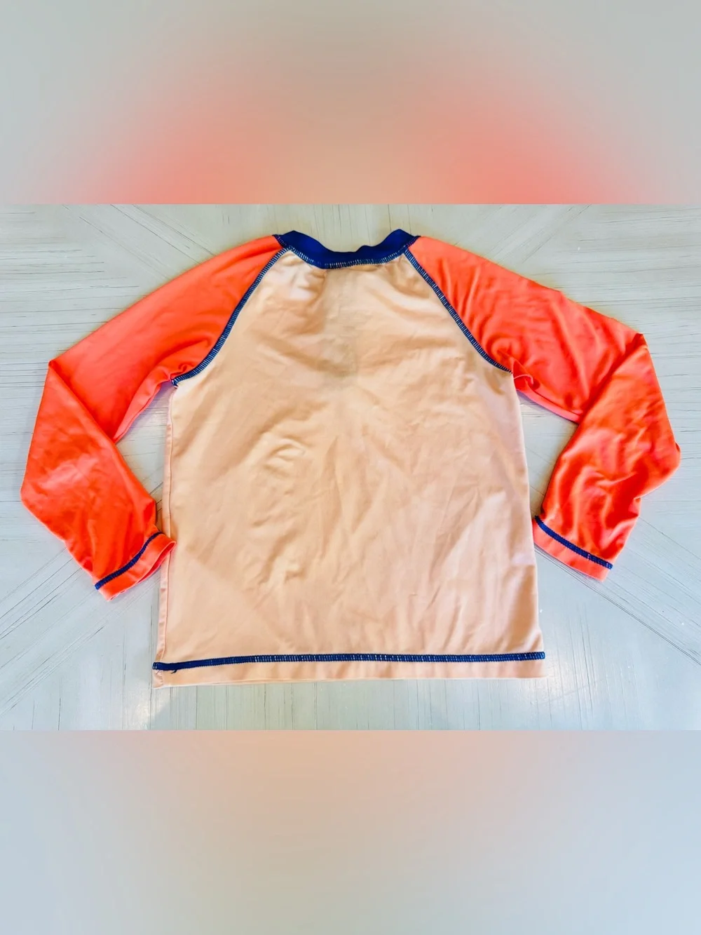 Wonder Nation Boys’ 4T Long Sleeve Swim Shirt Rash Guard – Surf Life – UPF